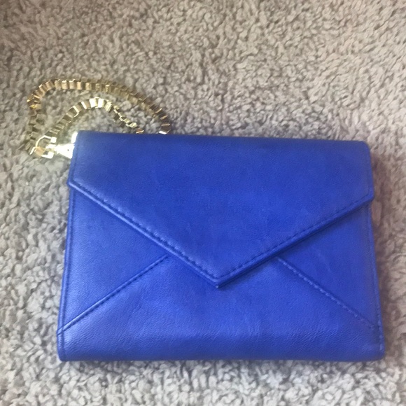 Francesca's Collections Handbags - Blue Francesca’s envelope style wallet wristlet